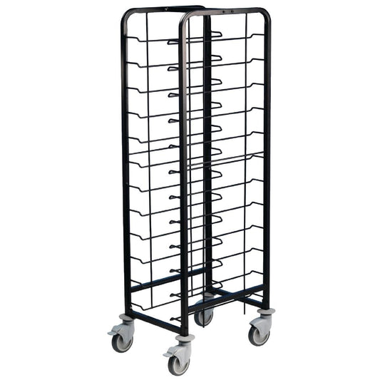 DP290 EAIS gepoedercoate serveerwagen 12 bladen