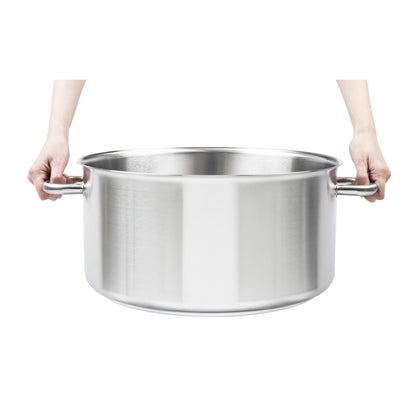 K794 Matfer Bourgeat Excellence RVS inductie lage kookpan 25Ltr