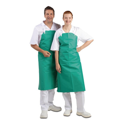 A590 Whites PVC nylon halterschort groen