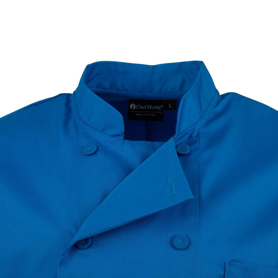 B178-S Chef Works unisex koksbuis blauw S