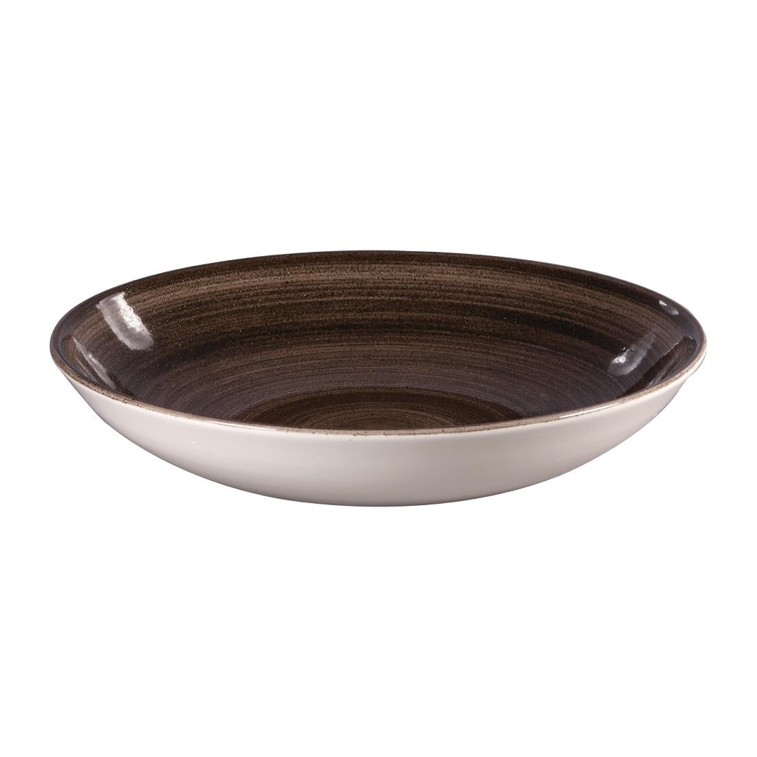 DR654 Churchill Stonecast Patina Black Coupe Schalen 248mm (12 stuks)