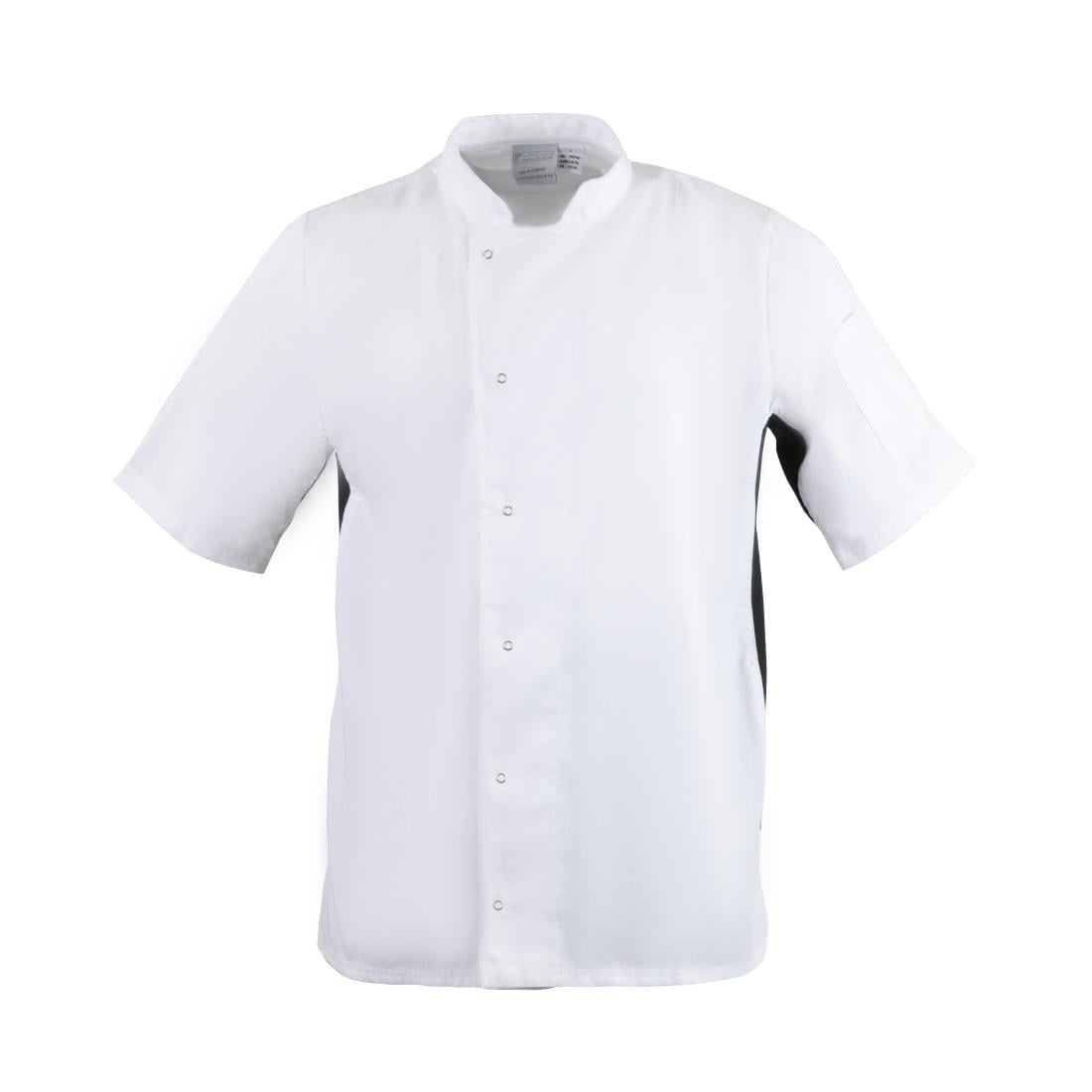 A928-M Whites Nevada koksbuis wit met zwart contrast M