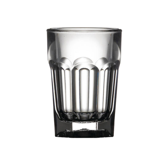 CG948 Bbp Polycarbonaat Shotglaasjes 25ml Ce-Gemarkeerd (24 Stuks)