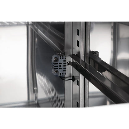 UA048 Polar U-Serie Driedubbele Deur Aanrecht Koelkast 417Ltr