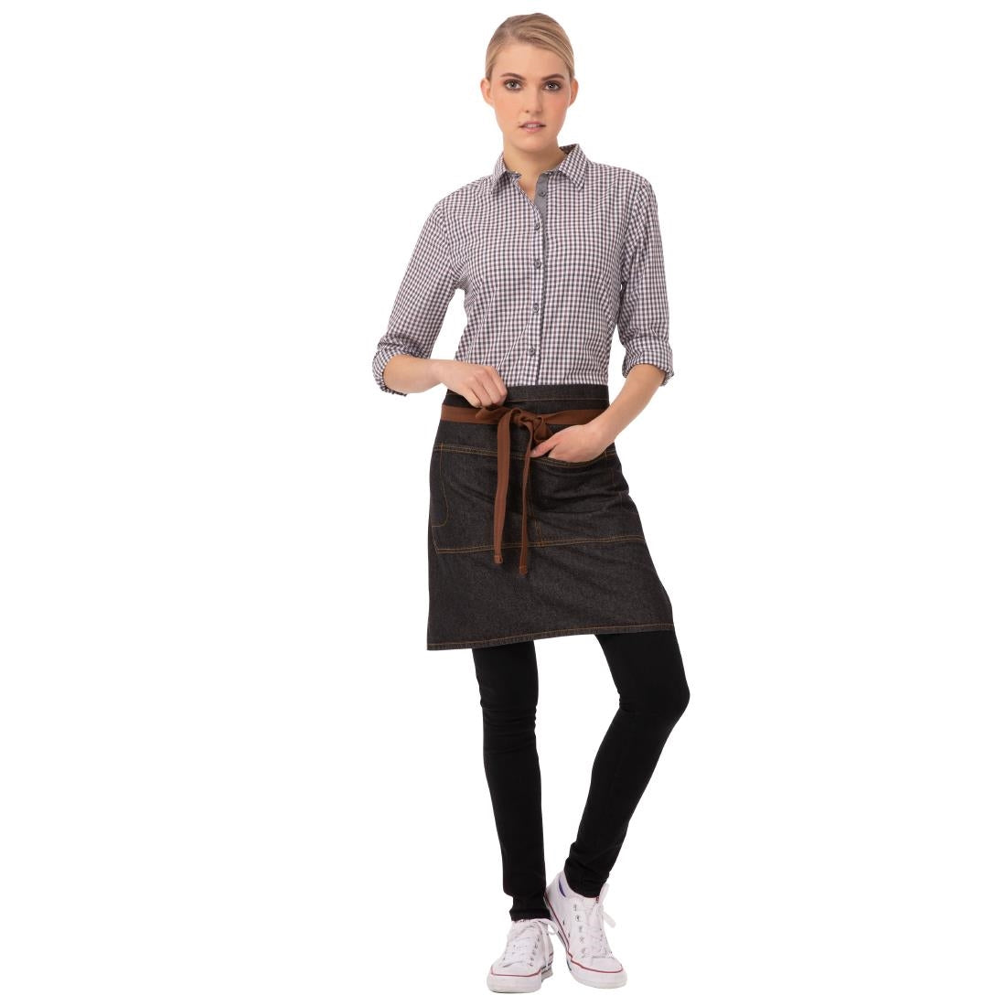 B587 Chef Works Urban Memphis standaard sloof zwart