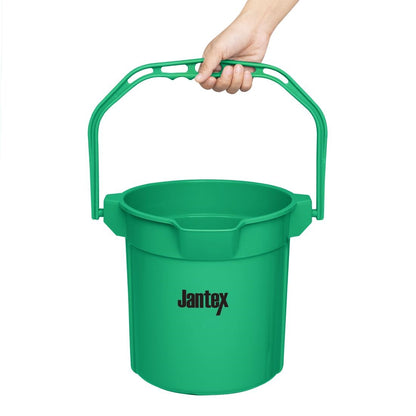 FU833 Jantex Groene Maatemmer Met Schenktuit 10Ltr