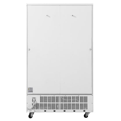 GE581 Polar G-serie tweedeurs displaykoeling met lichtbak 950L schuifdeuren