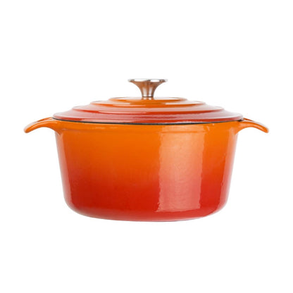 GH302 Vogue ronde inductie braadpan oranje 20,5(Ø)cm 3,2Ltr