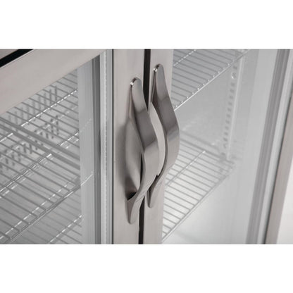 GL008 Polar G-serie 2-deurs barkoeling met klapdeuren RVS 208L