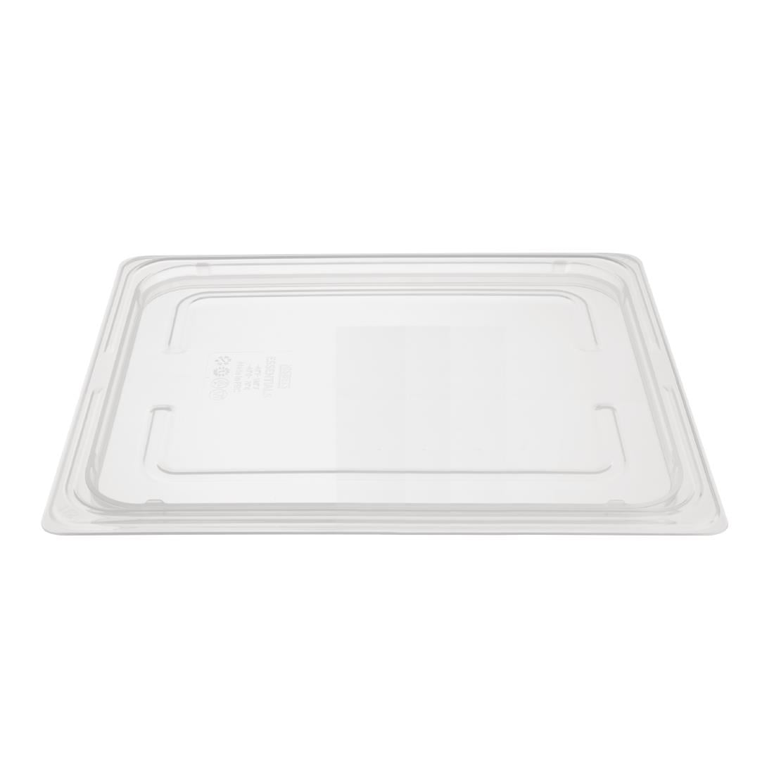FA827 Nisbets Essentials polypropyleen transparant 1/2 gastronorm deksel