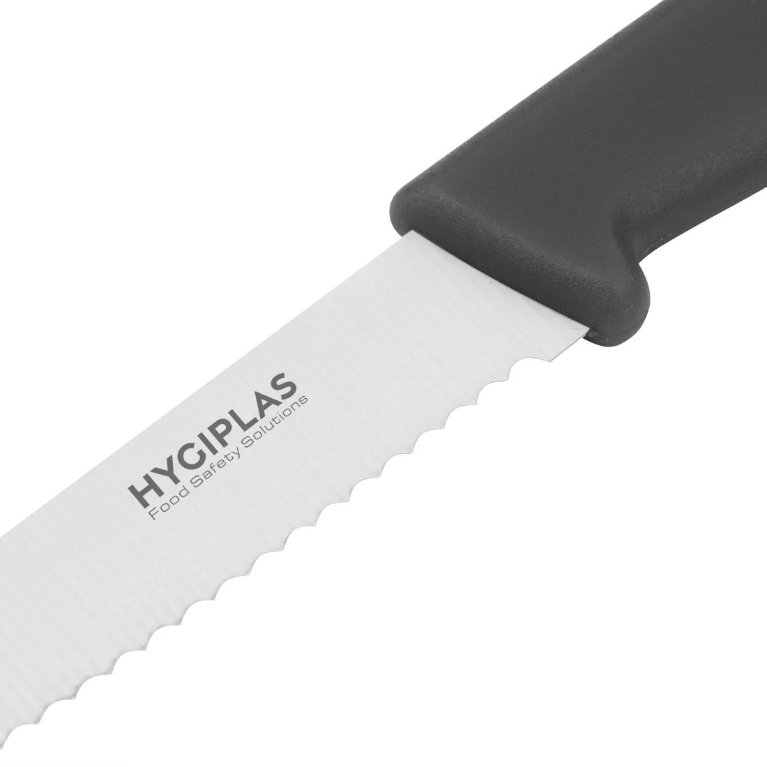 CF897 Hygiplas gekarteld tomatenmes 10cm zwart