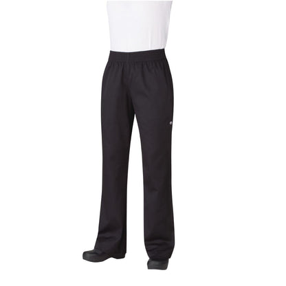 B223-S Chef Works Basic Baggy dames koksbroek zwart S