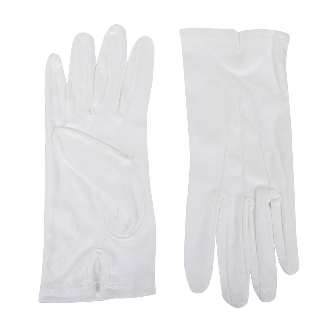 A546-M Heren serveerhandschoenen wit M