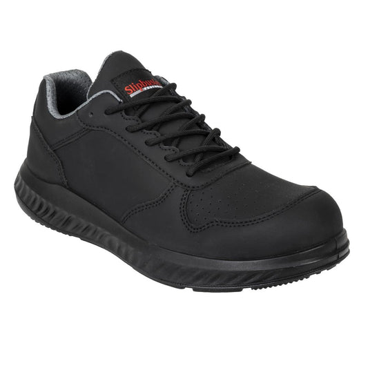 BA063-45 Slipbuster sneakers van gerecyclede microvezels matzwart 45