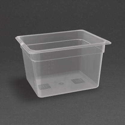 FA825 Nisbets Essentials polypropyleen 1/2 gastronorm bak zonder deksel 20cm