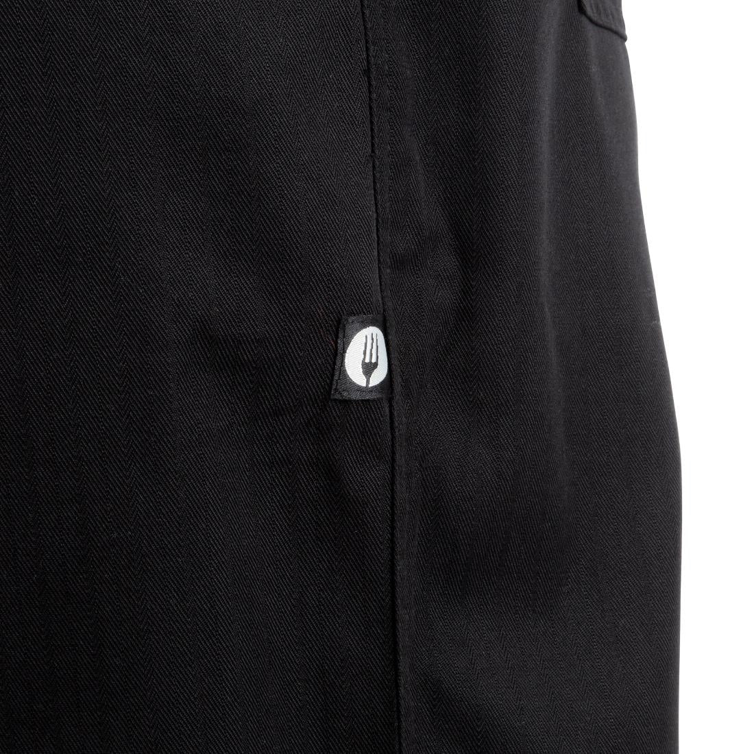 A695-M Chef Works unisex baggy koksbroek zwart M