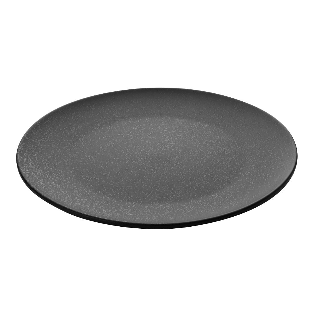 DR088 Olympia Fusion Ronde Borden 27cm Zwart (4 Stuks)