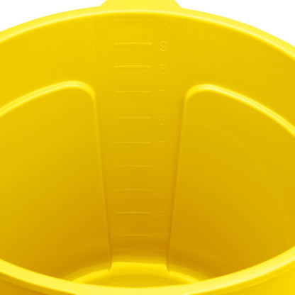FU834 Jantex Gele Maatemmer Met Schenktuit 10Ltr