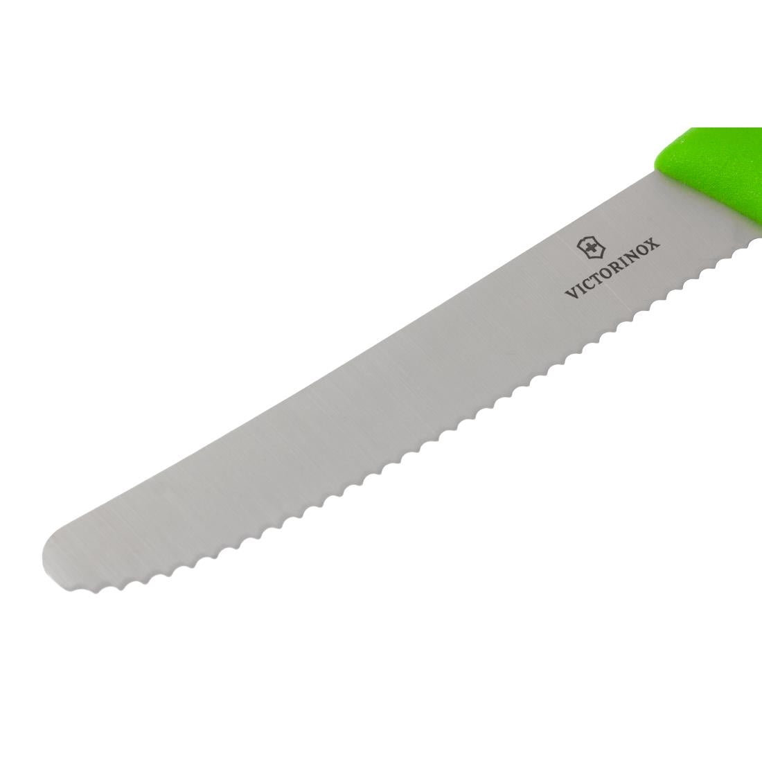 CP843 Victorinox gekarteld tomatenmes groen 11cm