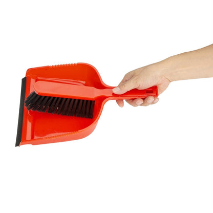 HZ840 Jantex Stoffer & Blik Set - Rood