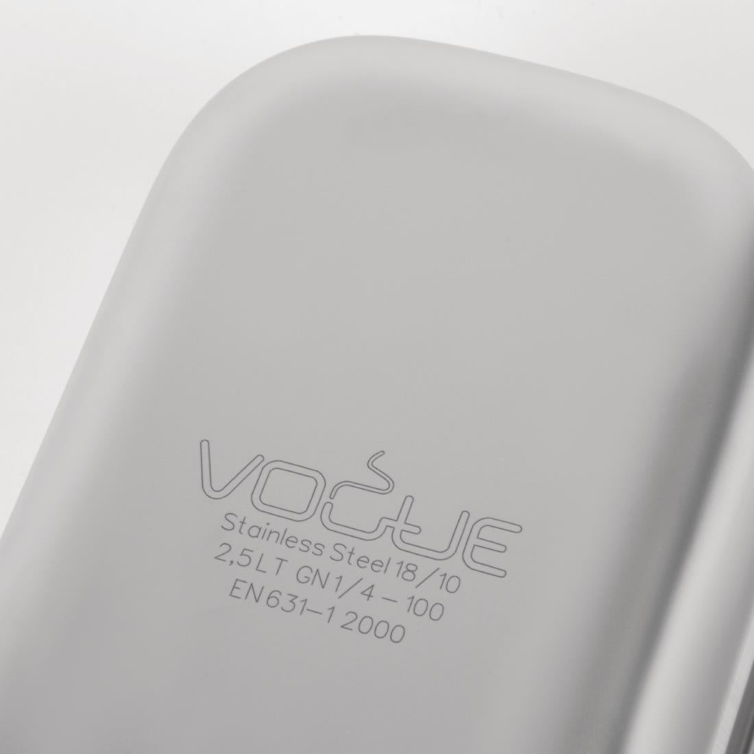 DW447 Vogue RVS GN 1/4 bak 100mm