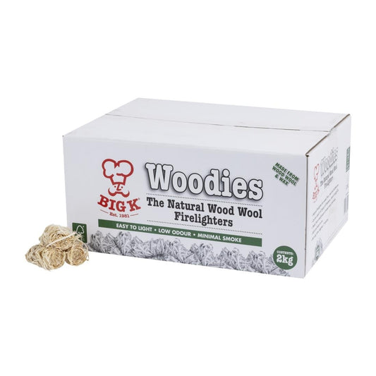 FJ729 Big K Woodies natuurlijk houtwol aanmaakkrullen 2kg
