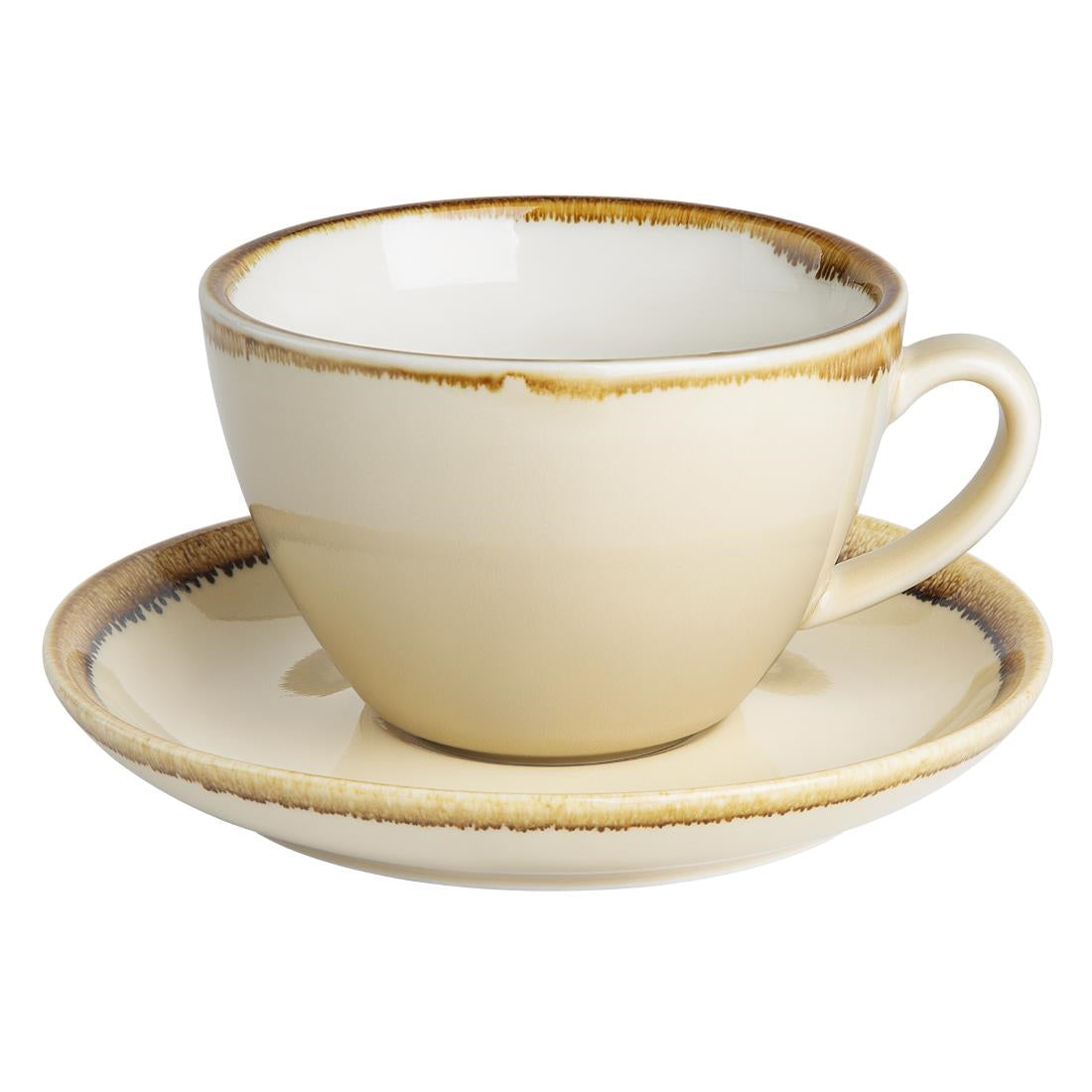 GP332 Olympia Kiln cappuccinokopjes zandsteen 34cl (6 stuks)