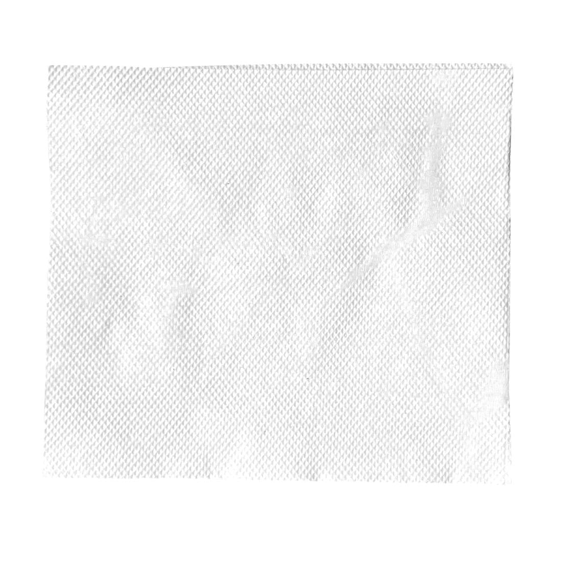 HS984 Nisbets Essentials 2-Laags 4-Voudige Witte Lunchservetten (50 stuks)