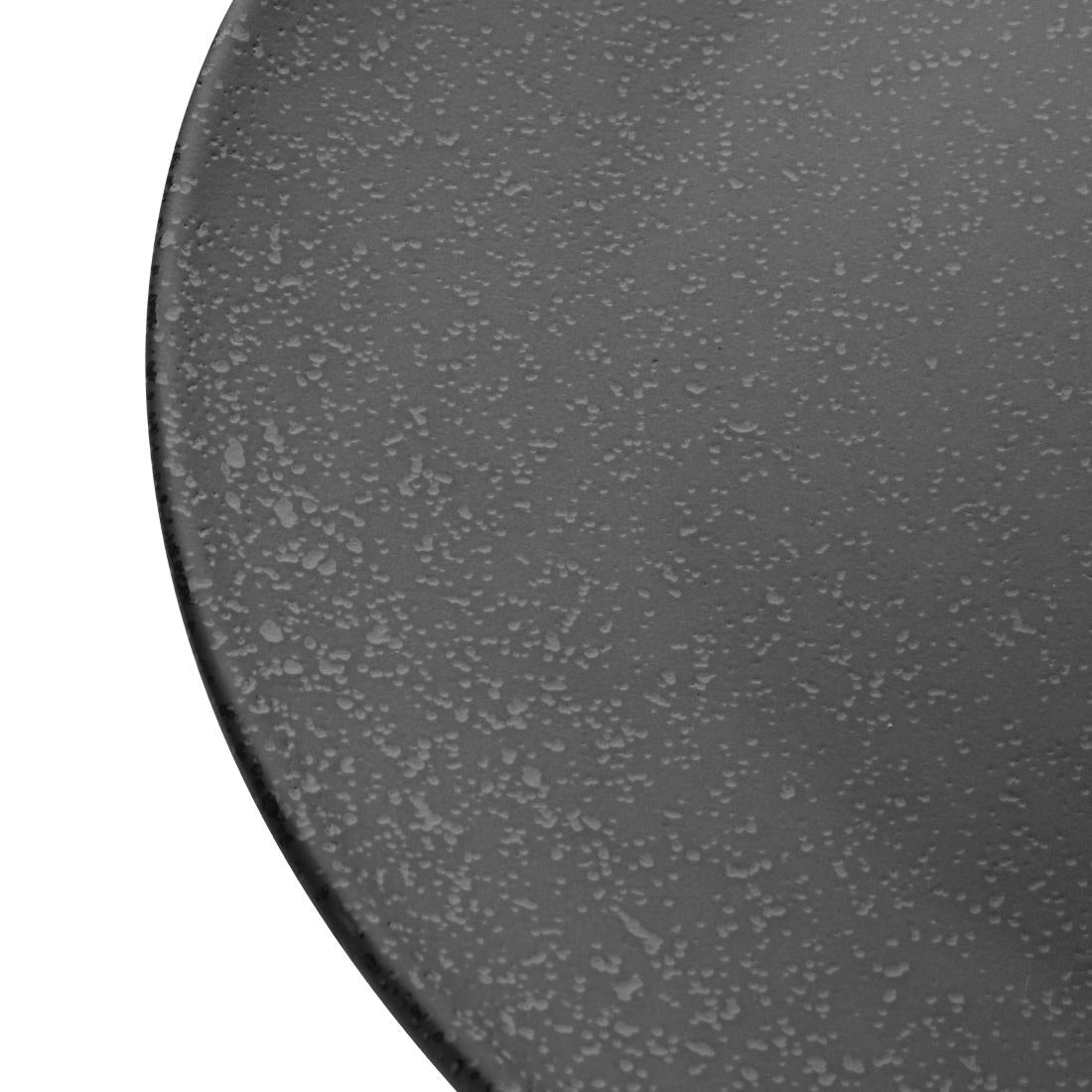 DR088 Olympia Fusion Ronde Borden 27cm Zwart (4 Stuks)
