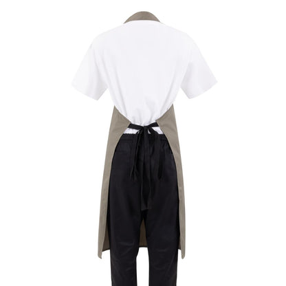 B427 Whites halterschort polyester-katoen olijfgroen