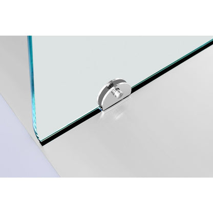 UA019 Polar U-serie vierdeurs saladette met vierkant kuchscherm