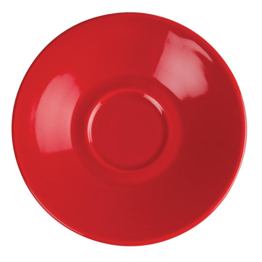 GK085 Olympia Café espresso schotel rood (12 stuks)