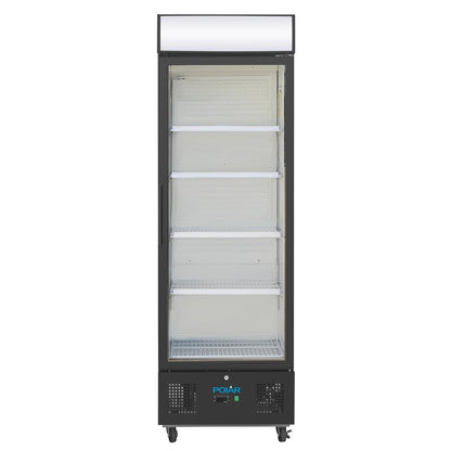 GH427 Polar G-Series Rechtopstaande Display Koeling 368Ltr Zwart