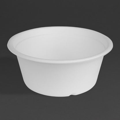 HW021 Fiesta Composteerbare Bagasse Kom Basis 400ml (50 stuks)