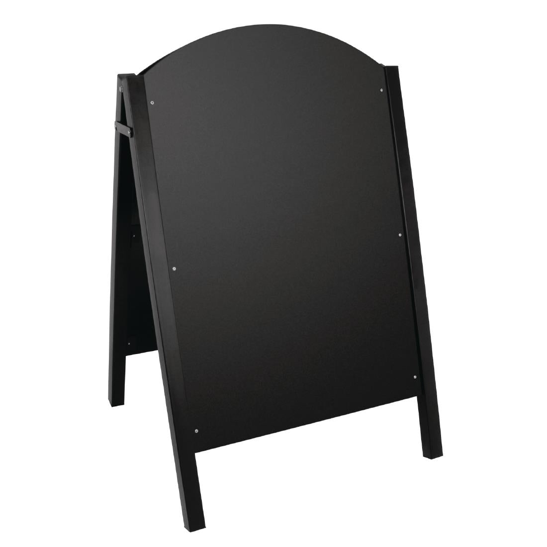 CL009 Olympia stoepbord met zwart metalen frame