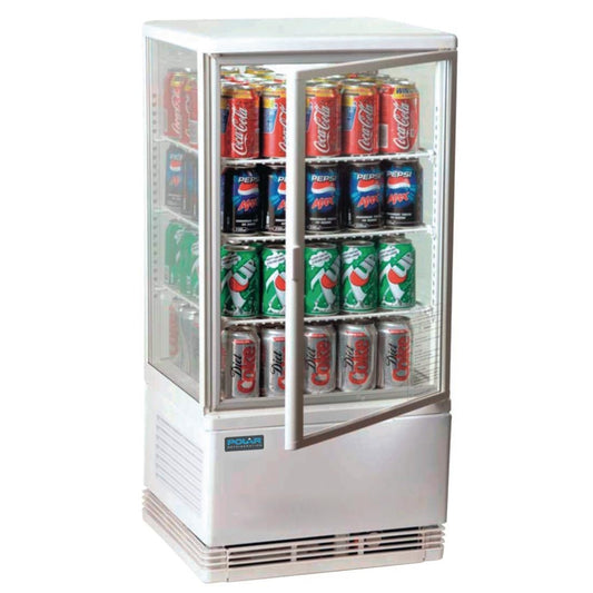G619 Polar C-serie koelvitrine wit 68L