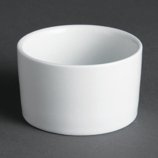 U195 Olympia Whiteware Moderne Ramekins 7cm (12 Stuks)