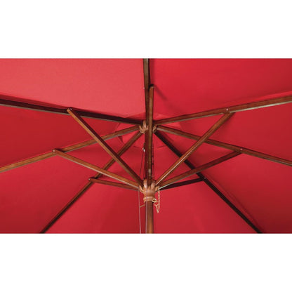 GL306 Bolero vierkante rode parasol 2,5 meter