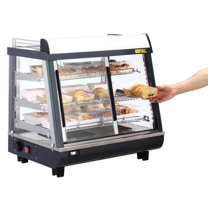 HW927 Buffalo Voor- En Achterdeur Verwarmde Vitrine 96Ltr