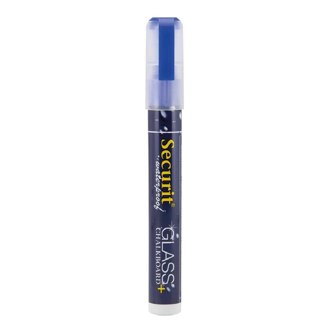 CU775 Securit Waterproof krijtstift (Glas + Krijtbord) in blauw met 2-6mm penpunt