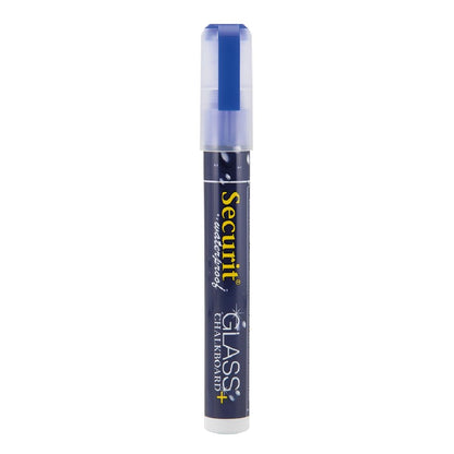 CU775 Securit Waterproof krijtstift (Glas + Krijtbord) in blauw met 2-6mm penpunt