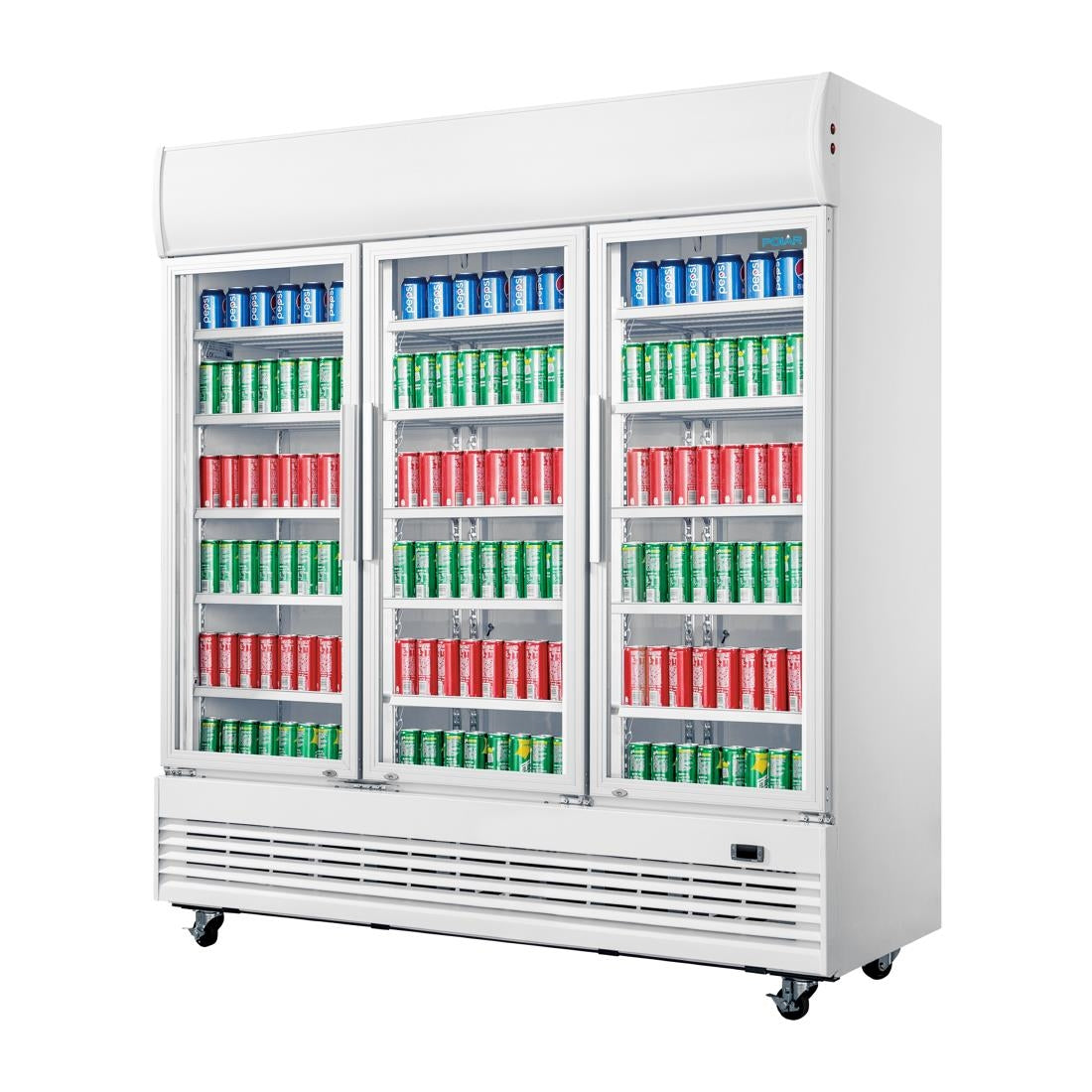 GE769 Polar G-serie driedeurs displaykoeling 1300L