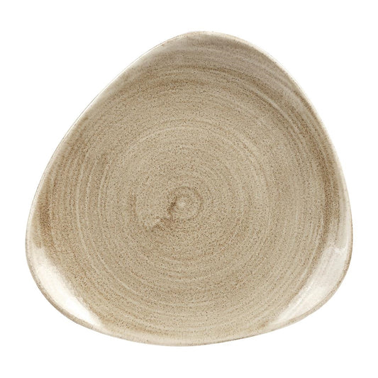 HC794 Churchill Stonecast Patina Antique Taupe Lotus Bord 19.7cm (12 stuks)