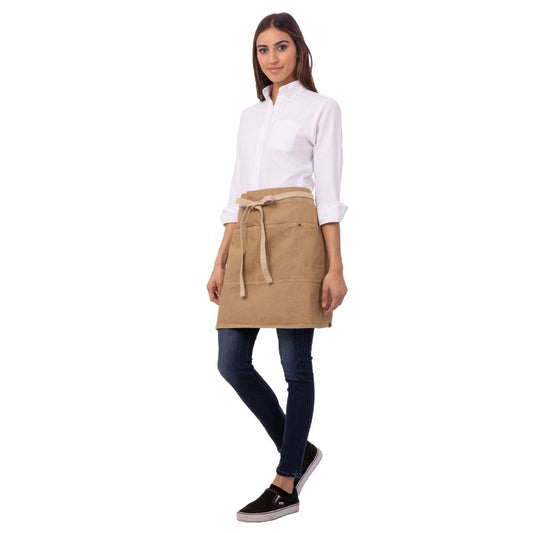 BB019 Chef Works Urban Austin Denim standaard sloof beige