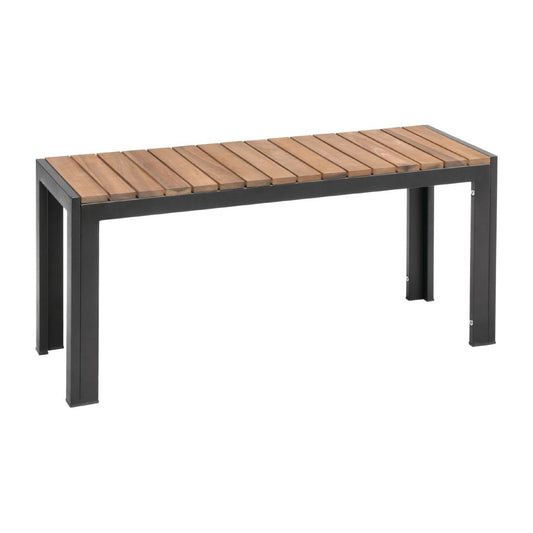 DS154 Bolero stalen en acaciahouten banken 100cm (2 stuks)