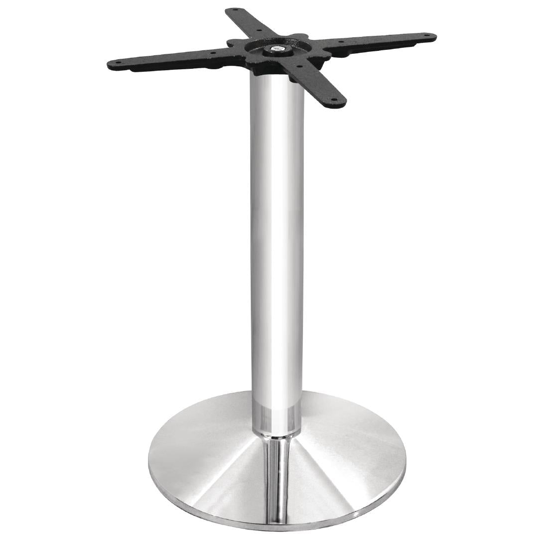 CD214 Bolero verchroomde tafelpoot rond