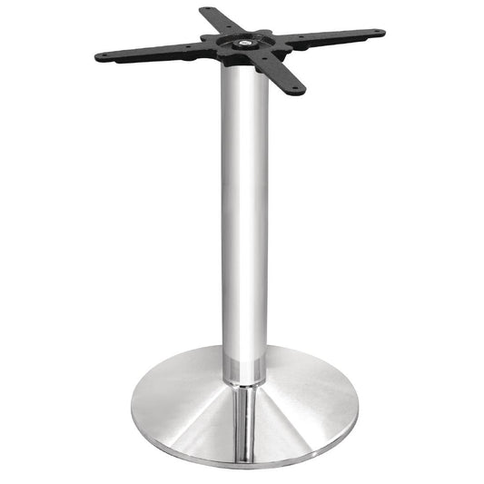 CD214 Bolero verchroomde tafelpoot rond