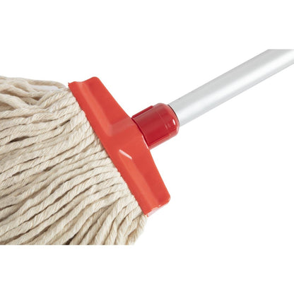L884 SYR stay-flat Kentucky mop katoen rood