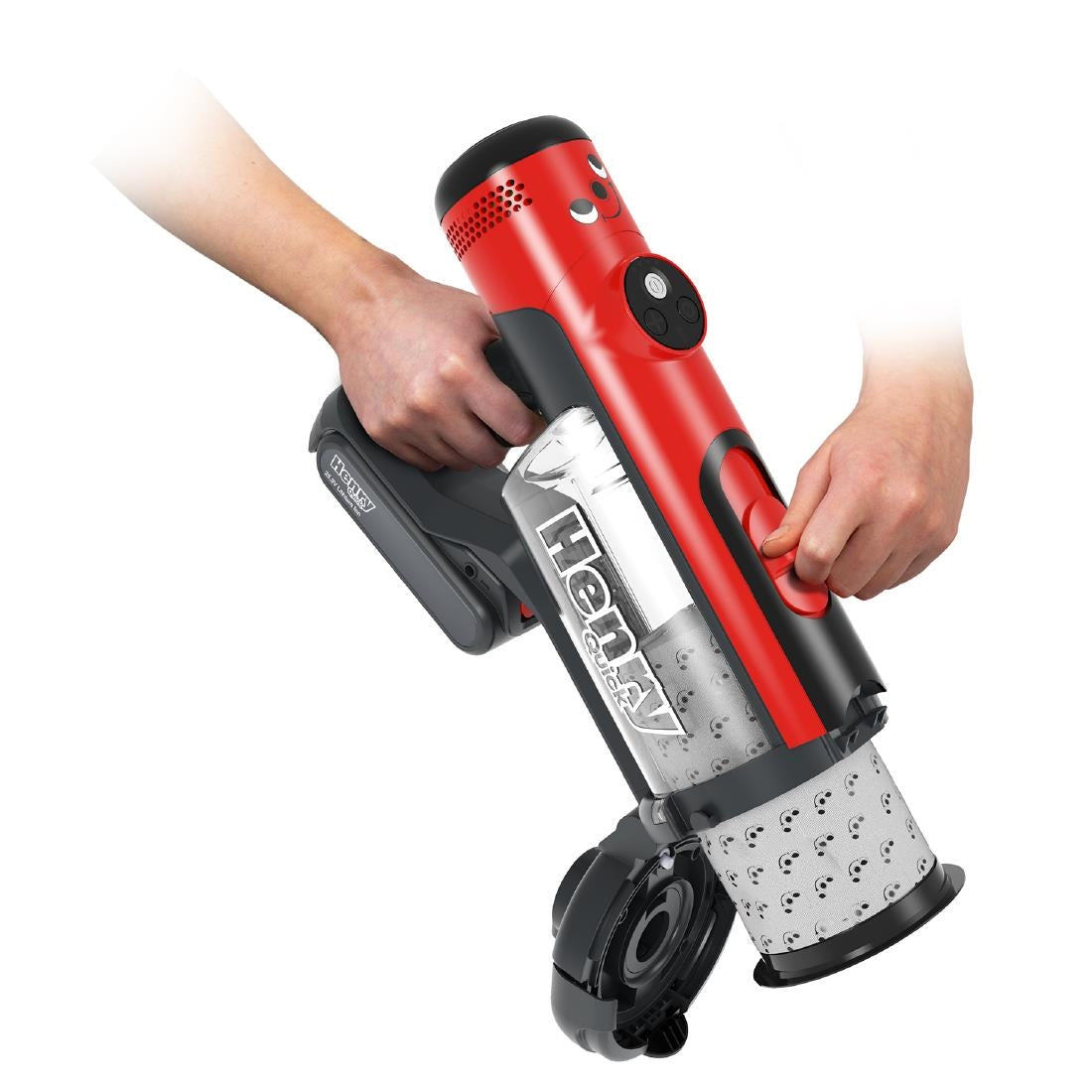 HU486 Numatic Steelstofzuiger Henry Quick Hen100R Rood
