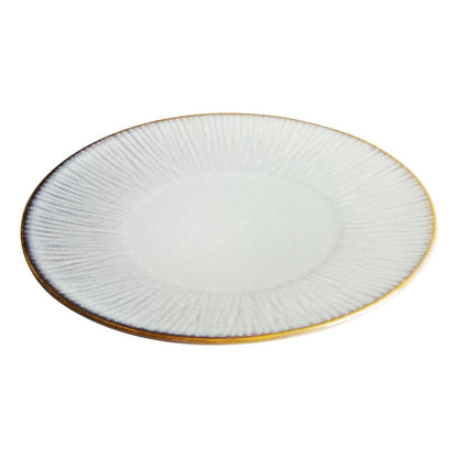 FU194 Olympia Drift Grijze Coupe Borden Met Reliëf, 280mm (4 Stuks)
